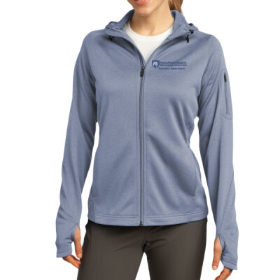 Sport Tek Ladies Tech Fleece Full Zip Hooded Jacket Thumbnail