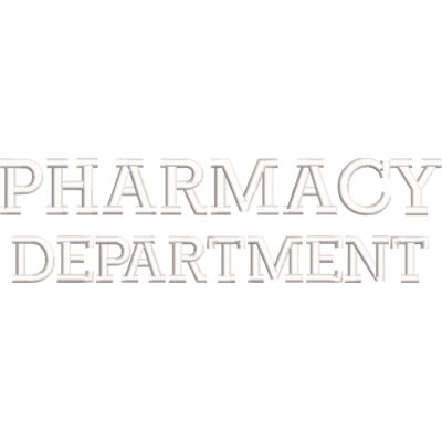 Pharmacy Dept. Full Back Thumbnail